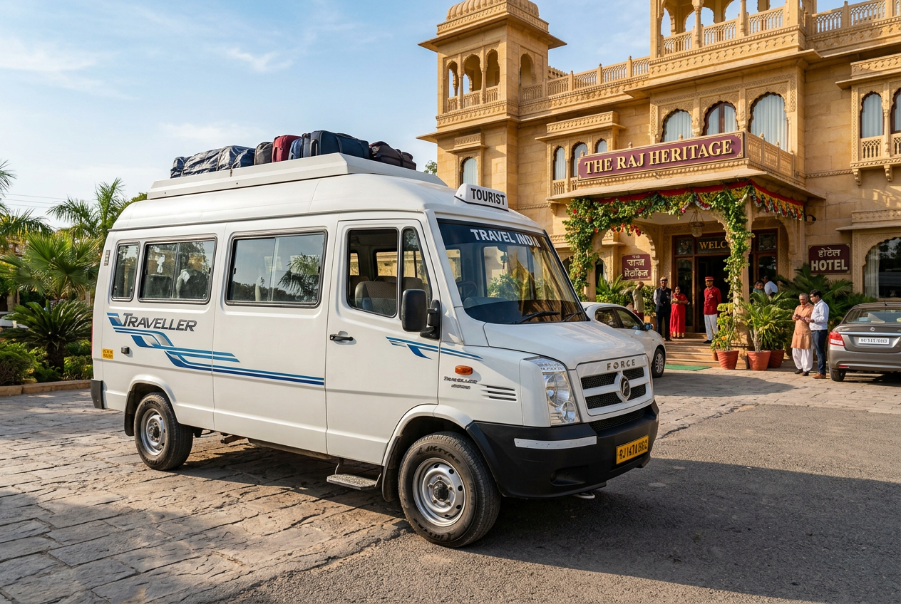 12-Seater Tempo Traveller